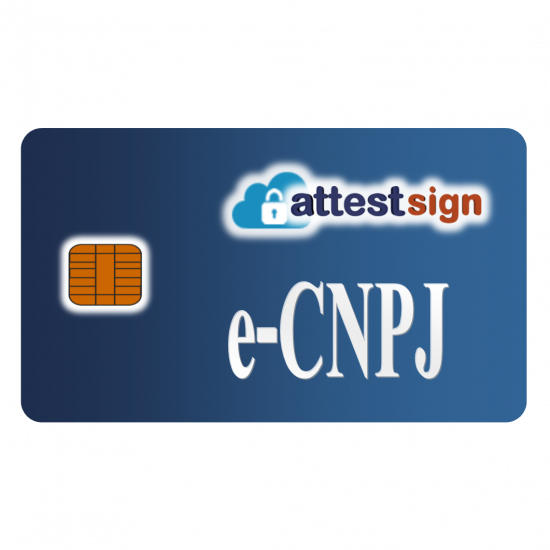 Certificado e-CNPJ, NF-e A3,  Cartão + Leitora, validade 3 anos