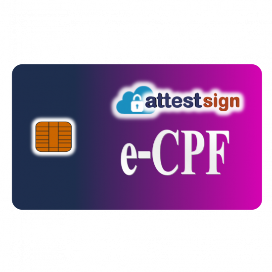 Certificado e-CPF A3 - Nuvem 3 anos